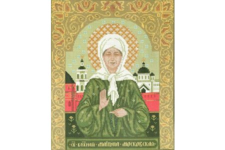 Набор для вышивания крестом Риолис Св. Блаженная Матрона Московская, 29*35см