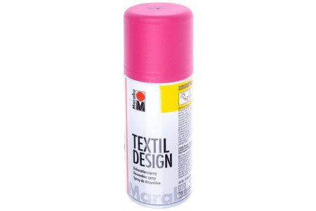 Краска для ткани MARABU Textil Design аэрозольная, малиновый, 150мл