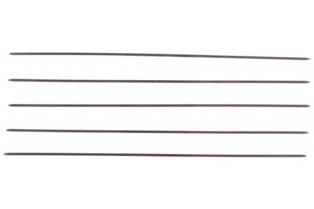 Спицы для вязания 5-ти комплектные ВОС металлические, тонкие, d1,8мм, 19см