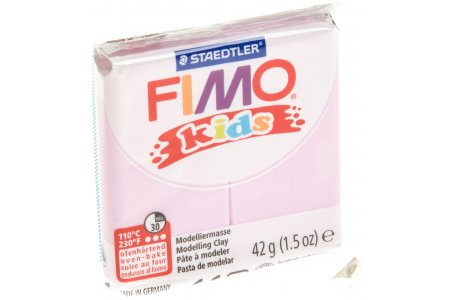Полимерная глина FIMO kids, нежно-розовый (25), 42гр