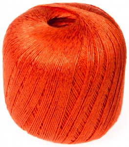 Пряжа Семеновская Softness (Нежность) морковный (670), 47%хлопок/53%вискоза, 400м, 100г