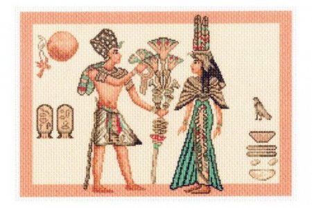 Канва с рисунком для вышивки крестом МАТРЕНИН ПОСАД Египет 1, 27*39см