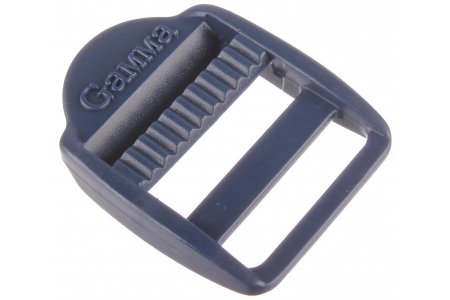 Пряжка регулировочная GAMMA пластик, темно-синий (919), 25мм
