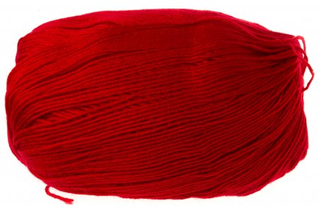 Пряжа Vita Brilliant красный (4968), 55%акрил/45%шерсть, 380м, 100г