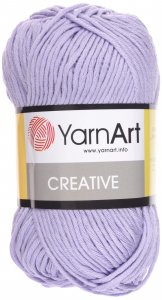 Пряжа YarnArt Creative светло-сиреневый (245), 100%хлопок, 85м, 50г