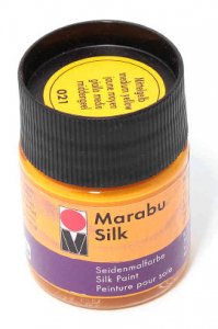Краска для шелка MARABU Silk средний желтый (021), 50мл