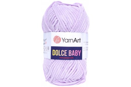 Пряжа YarnArt Dolce Baby сиреневый (744), 100%микрополиэстер, 85м, 50г