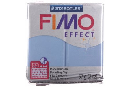 Полимерная глина FIMO Effect, голубой агат (386), 57г