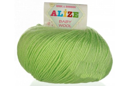 Пряжа Alize Baby Wool ментол (41), 40%шерсть/20%бамбук/40%акрил, 175м, 50г