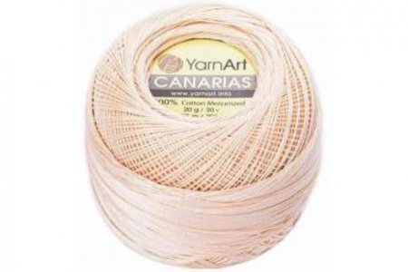 Пряжа YarnArt Canarias бледный персик (5303), 100%мерсеризованный хлопок, 203м, 20г