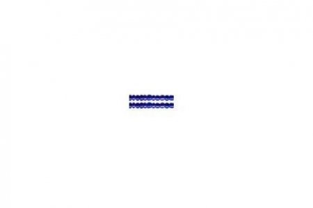 Бисер китайский круглый Zlatka 11/0 прозрачный/радужный темно-синий (0168), 100г