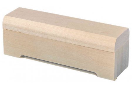 Заготовка для декорирования деревянная MR.CARVING шкатулка Пенал, 19,5*4,5*5см
