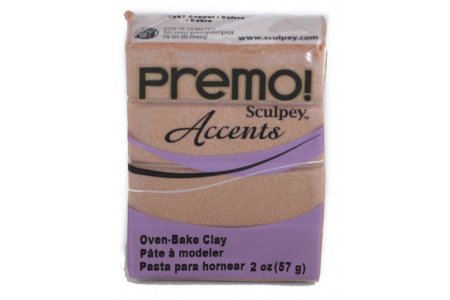 Полимерная глина Sculpey PREMO Accents, под медь (5067), 57г