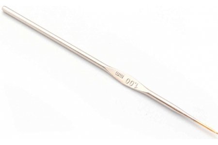 Крючок для вязания GAMMA металлический, d1мм, 12см