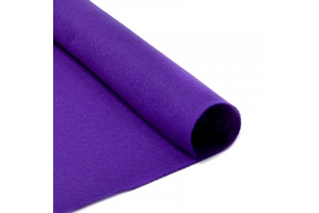 Фетр листовой IDEAL 100%полиэстер, мягкий, фиолетовый(620), 1мм, 20*30см