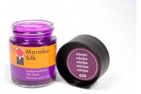 Краска для шелка MARABU Silk баклажан (039), 50мл