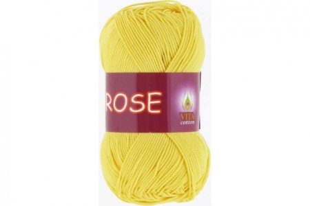 Пряжа Vita cotton Rose светло-желтый (3916), 100%хлопок, 150м, 50г