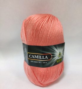Пряжа Vita Camilla оранжевый коралл (4619), 100%акрил, 300м, 100г