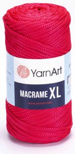 Пряжа YarnArt Macrame XL малиновый (163), 100%полиэстер, 130м, 250г