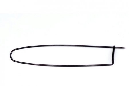 Булавка для вязания с черным покрытием d1,6мм, 12см