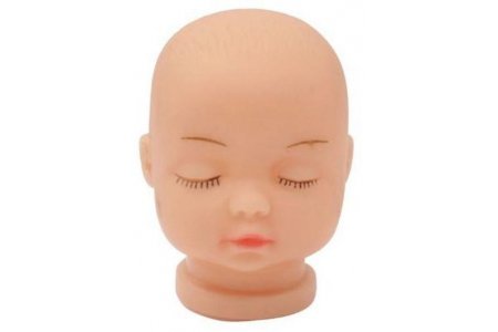 Заготовка пластиковая Голова для малыша, 3,3*4,5см