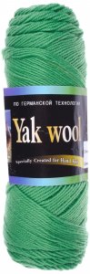 Пряжа Color City Yak wool светло-зеленый (416), 60%пух яка/20%мериносовая шерсть/20%акрил, 430м, 100г