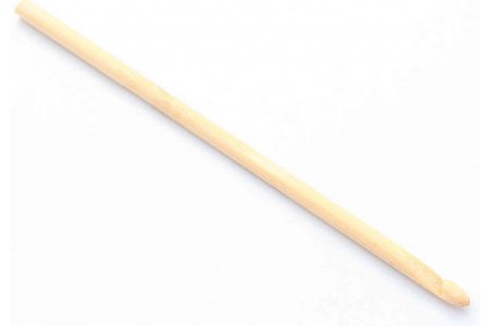 Крючок для вязания GAMMA бамбуковый, d5,0мм, 15см