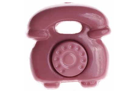 Пуговица GAMMA Телефон, темно-сиреневый/сиреневый, 15мм