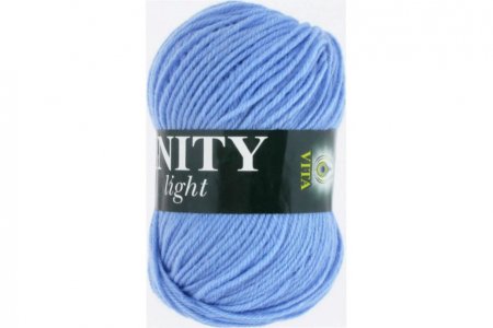 Пряжа Vita Unity Light голубой (6006), 52%акрил/48%шерсть, 200м, 100г