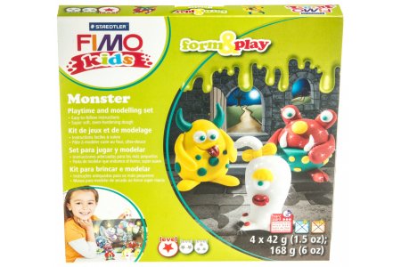 Набор полимерной глины FIMO kids form&play, Монстр