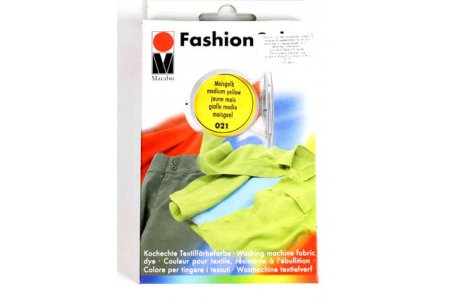 Краситель для ткани Marabu-Fashion Color, желтый средний (021), 90г