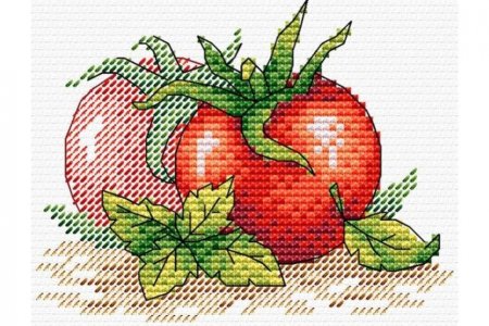 Набор для вышивания крестом МП Студия Спелый томат, 11*8,5см