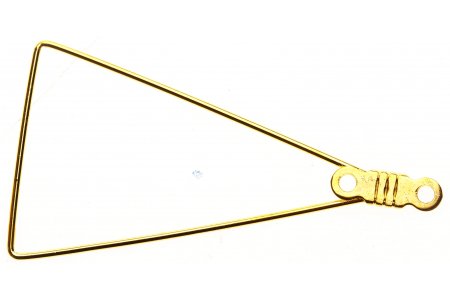 Основа для серег АСТРА Треугольник, золото, 34*20мм, 1шт