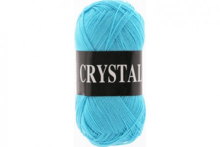 Пряжа Vita Crystal светло голубая бирюза (5665), 100%акрил, 275м, 50г