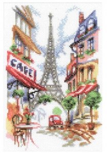 Набор для вышивания крестом РТО Уютный уголок Парижа, 15*23см
