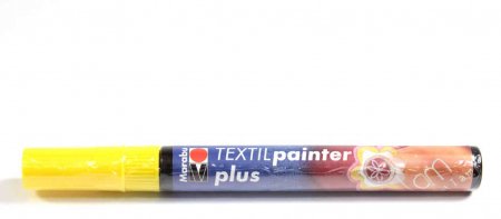 Фломастер по ткани Marabu Textil Painter Plus, желтый (019), 3мм