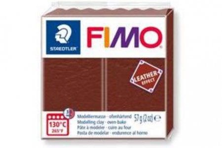 Полимерная глина FIMO Leather-effect, ореховый (779), 57г