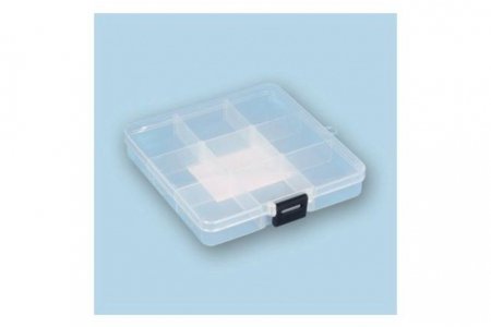 Коробка пластиковая для мелочей GAMMA, квадратная со съемными перегородками