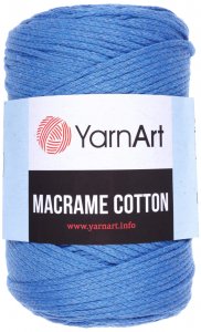 Пряжа YarnArt Macrame cotton темно-голубой (786), 85%хлопок/15%полиэстер, 225м, 250г