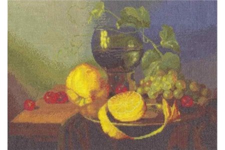 Набор для вышивания крестом Panna Натюрморт с лимоном, 42,5*30,5см