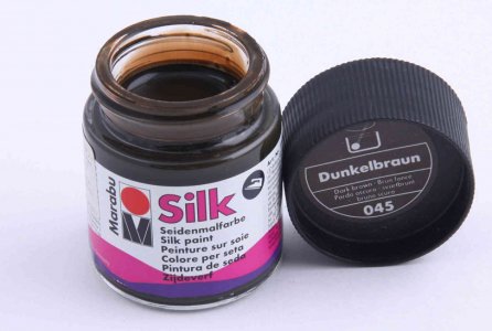 Краска для шелка MARABU Silk темно-коричневый (045), 50мл