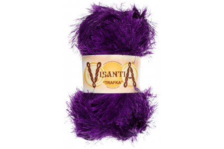 Пряжа Visantia Trafka темно-пурпурный (109), 100%полиэстер, 150м, 100г