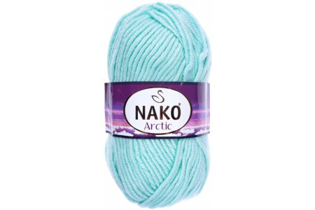 Пряжа Nako Arctic мята (1618), 80%акрил/20%шерсть, 100м, 100г