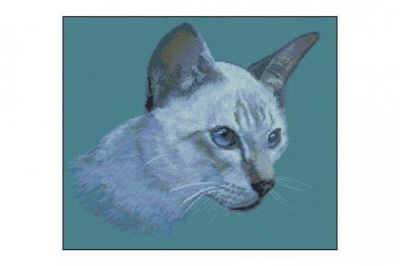 Канва с рисунком Новая Слобода Египетская кошка, 33*33см