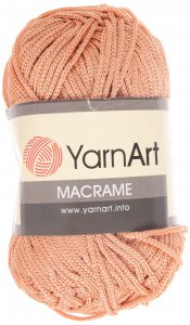 Пряжа YarnArt Macrame бежево-розовый (131), 100%полиэстер, 130м, 90г