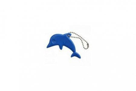 Подвеска светоотражающая Дельфин, синий