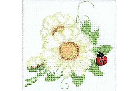 Набор для вышивания бисером РИОЛИС (Сотвори Сама) Цветочек, 10*10см