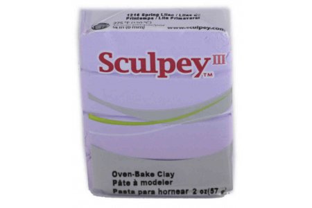 Полимерная глина Sculpey III, сиреневый (1216), 57г