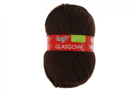 Пряжа Семеновская Glasgow (Глазго) махагон (1443), 50%шерсть английский кроссбред/50%акрил, 95м, 100г