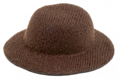 Шляпа для игрушек, коричневый, 5см